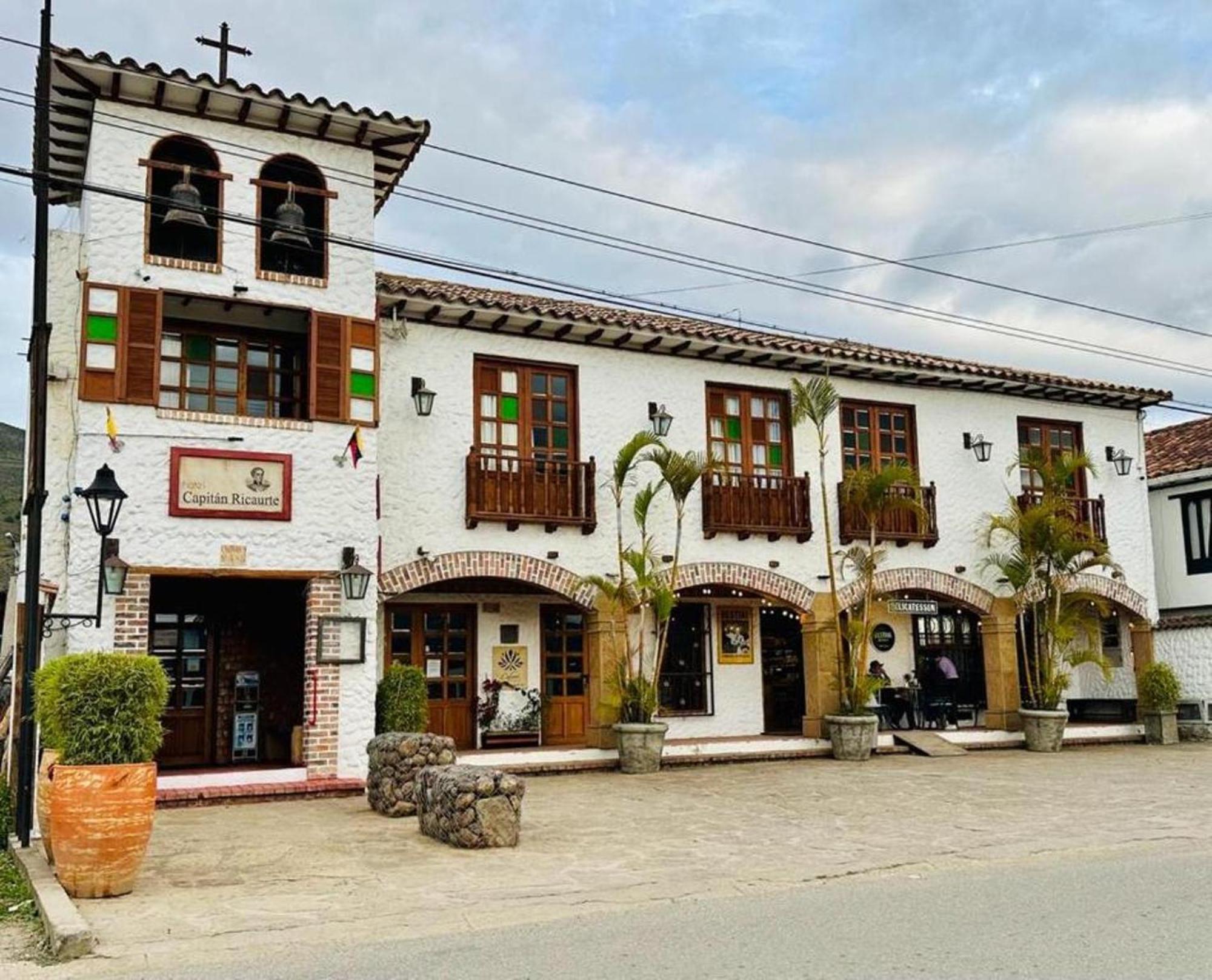 Hotel Capitan Ricaurte Villa de Leyva Eksteriør billede